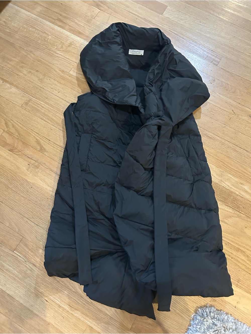 Psophia Long Wrap Down Vest